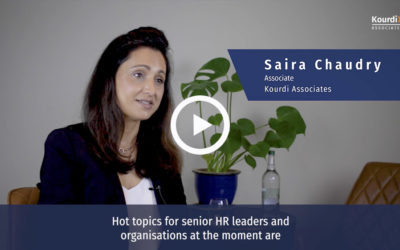 What do senior HR professionals need to prioritise right now?